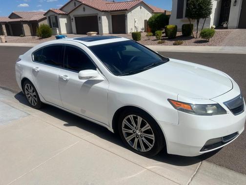 White 2013 Acura TL 3.5