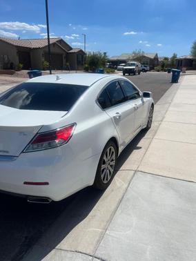 White 2013 Acura TL 3.5