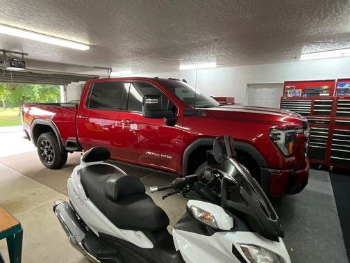 Red 2025 GMC Sierra 2500 AT4