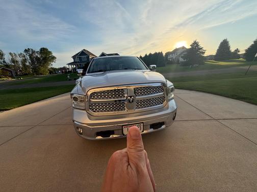 Silver 2015 RAM 1500 Laramie