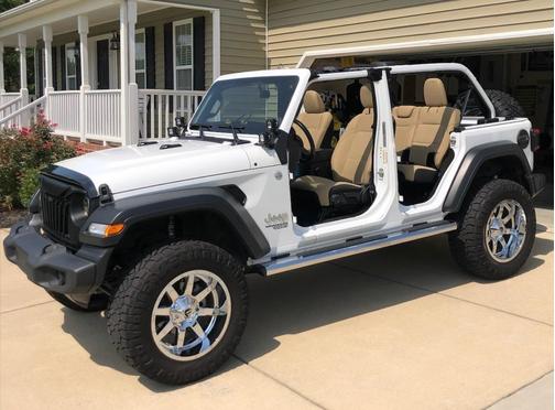 White 2019 Jeep Wrangler Unlimited Sport S
