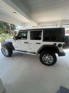 White 2019 Jeep Wrangler Unlimited Sport S