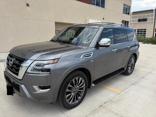 Gray 2022 Nissan Armada Platinum