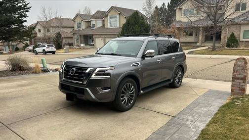 Gray 2022 Nissan Armada Platinum