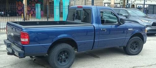 Blue 2009 Ford Ranger XLT