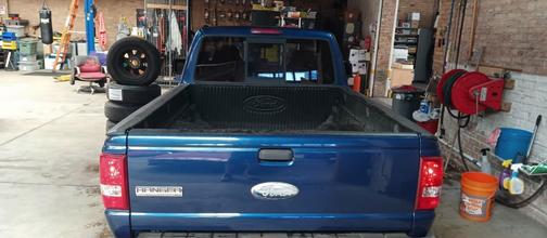 Blue 2009 Ford Ranger XLT