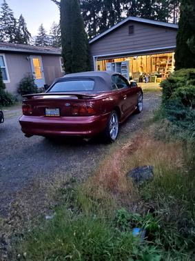 Purple 1997 Ford Mustang GT