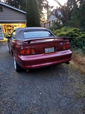 Purple 1997 Ford Mustang GT
