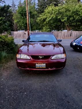 Purple 1997 Ford Mustang GT