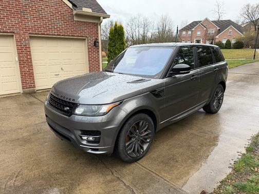 Gray 2016 Land Rover Range Rover Sport Supercharged HSE