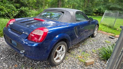 Blue 2001 Toyota MR2 Spyder