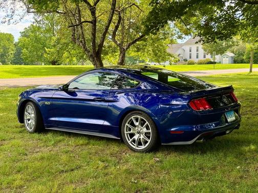 Blue 2015 Ford Mustang GT Premium