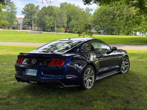 Blue 2015 Ford Mustang GT Premium