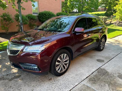 Red 2014 Acura MDX 3.5L Technology Package