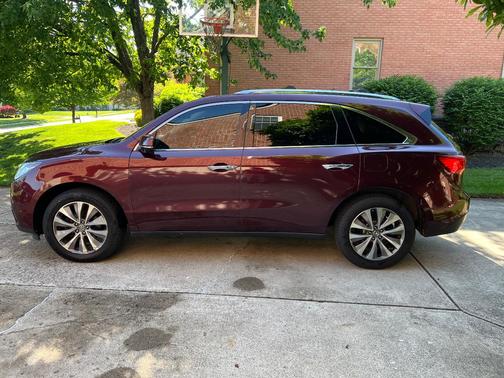 Red 2014 Acura MDX 3.5L Technology Package