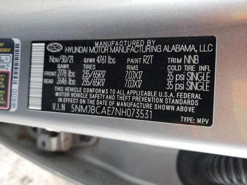 Silver 2022 Hyundai TUCSON SEL