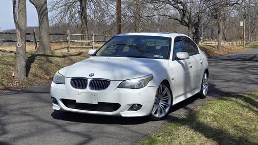 White 2008 BMW 550 i