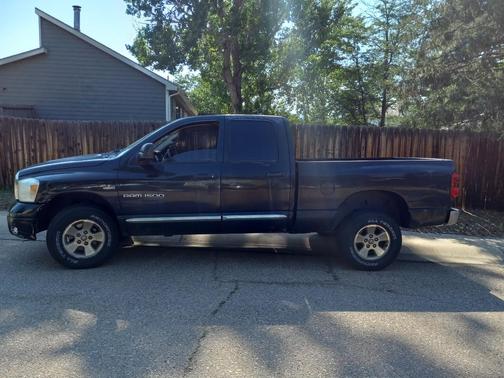 Black 2007 Dodge Ram 1500 Laramie Quad Cab