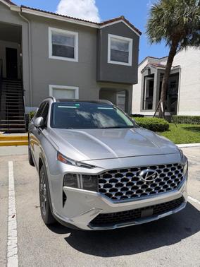 Gray 2021 Hyundai SANTA FE Limited