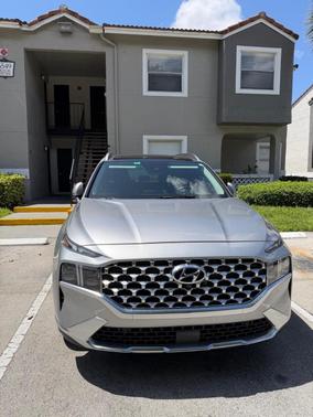 Gray 2021 Hyundai SANTA FE Limited