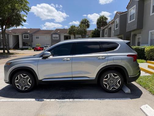 Gray 2021 Hyundai SANTA FE Limited