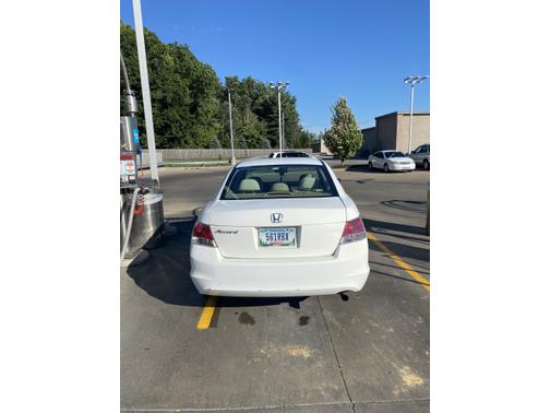 White 2010 Honda Accord LX
