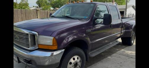 Purple 1999 Ford F-350 XLT Crew Cab Super Duty DRW