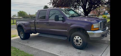 Purple 1999 Ford F-350 XLT Crew Cab Super Duty DRW