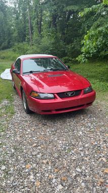 Red 2002 Ford Mustang GT