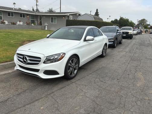 White 2017 Mercedes-Benz C-Class C 300