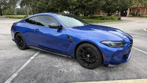 Blue 2023 BMW M4 Competition xDrive