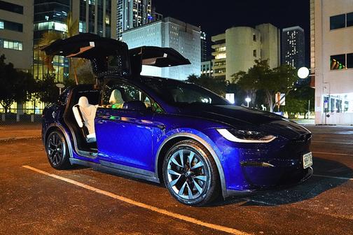 Blue 2022 Tesla Model X Long Range