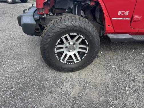 Red 2009 Jeep Wrangler X