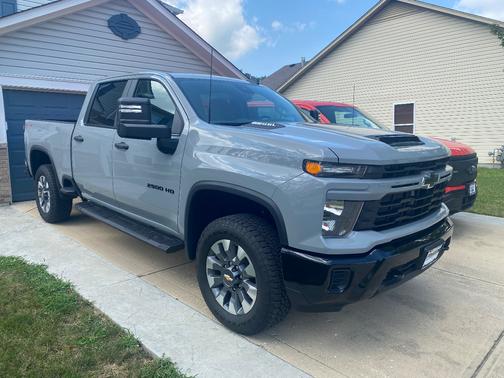 Gray 2024 Chevrolet Silverado 2500 Custom