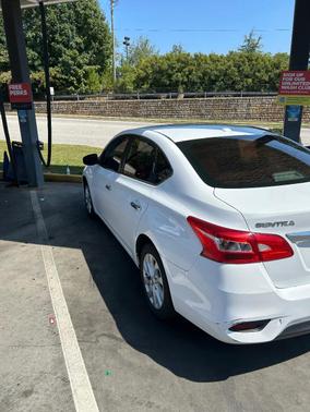 White 2019 Nissan Sentra SV
