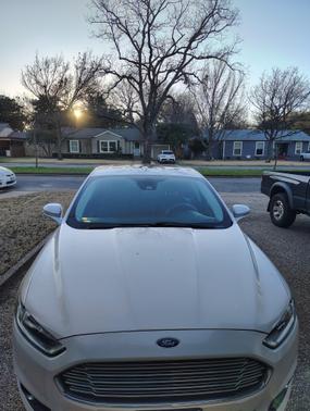 White 2015 Ford Fusion Energi Titanium