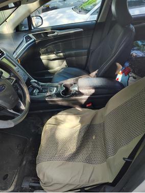 White 2015 Ford Fusion Energi Titanium