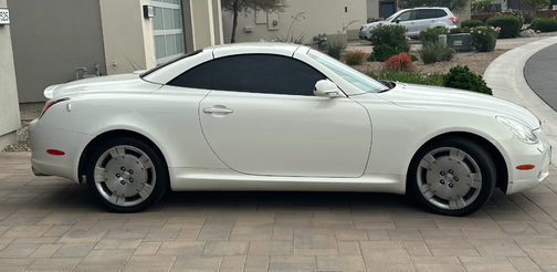 White 2002 Lexus SC 430 Base