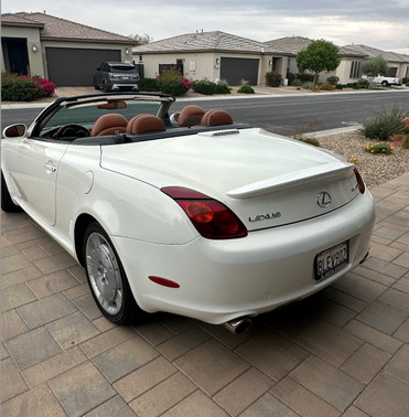 White 2002 Lexus SC 430 Base