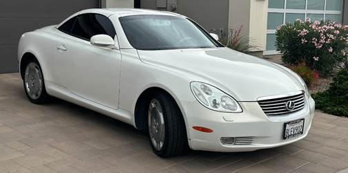 White 2002 Lexus SC 430 Base