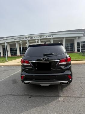 Black 2017 Hyundai SANTA FE Limited Ultimate