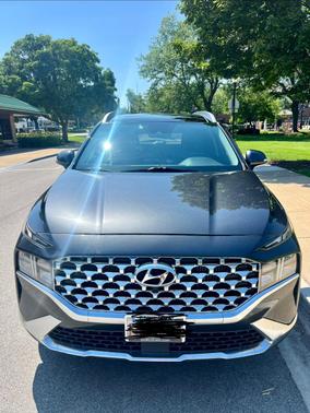 Gray 2023 Hyundai SANTA FE HEV SEL Premium
