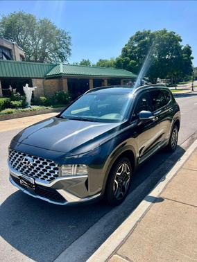 Gray 2023 Hyundai SANTA FE HEV SEL Premium