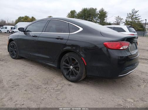 Black 2016 Chrysler 200 Limited