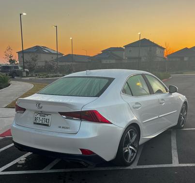 White 2017 Lexus IS 200t Base