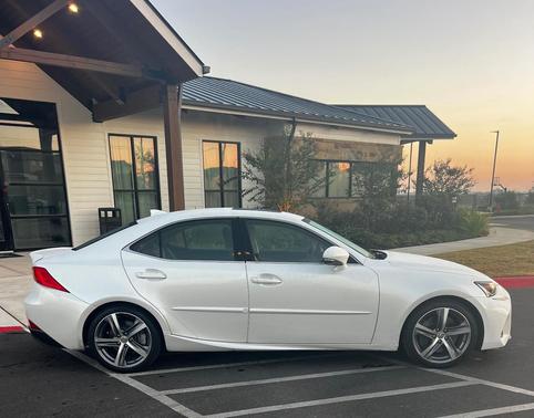 White 2017 Lexus IS 200t Base