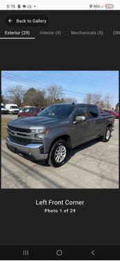 Gray 2019 Chevrolet Silverado 1500 LT