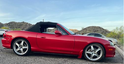 Red 2005 Mazda MazdaSpeed Miata MX-5 Base