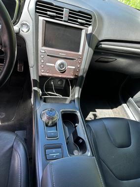 Silver 2018 Ford Fusion Hybrid Titanium