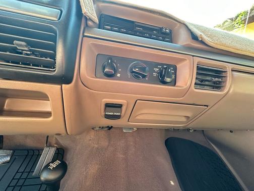 Red 1994 Ford Bronco XLT